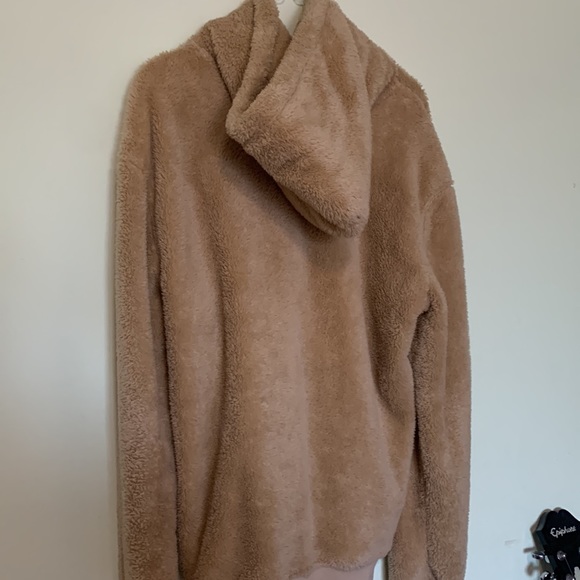 Fluffy Teddy Bear Sherpa Hoodie Size M - Picture 5 of 5